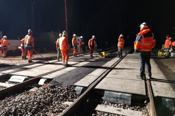 Réfection de passages à niveau