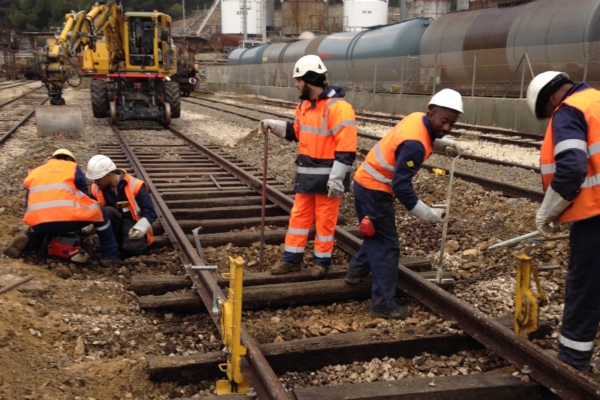 Entretien de voies ferrées privées