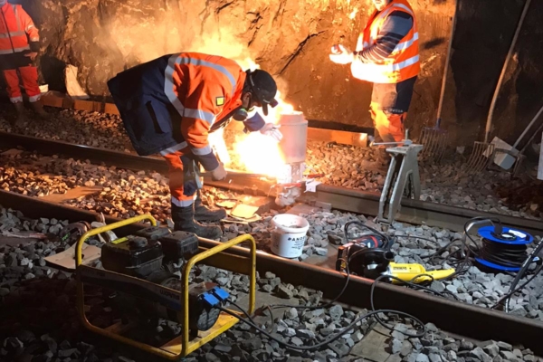 Soudures aluminothermiques